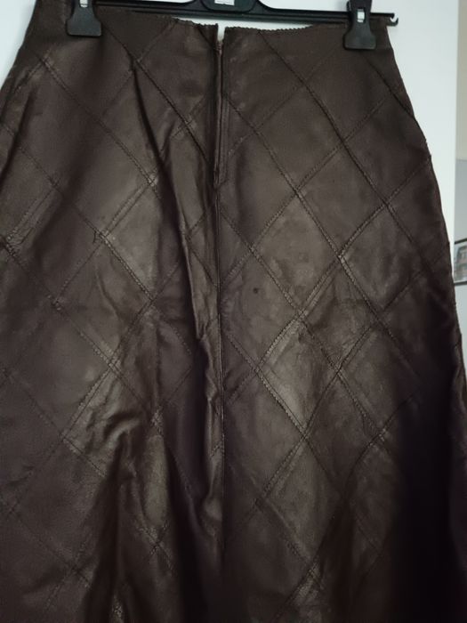 Кожена пола с подплата