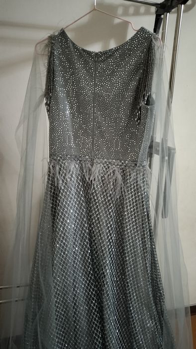 Блестящее вечернее платье.Вечерний ансамбль в пол.Корона в подарок.