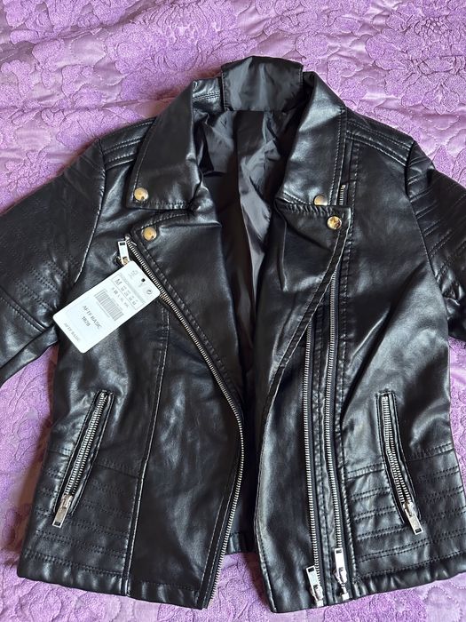 Кожаный куртка