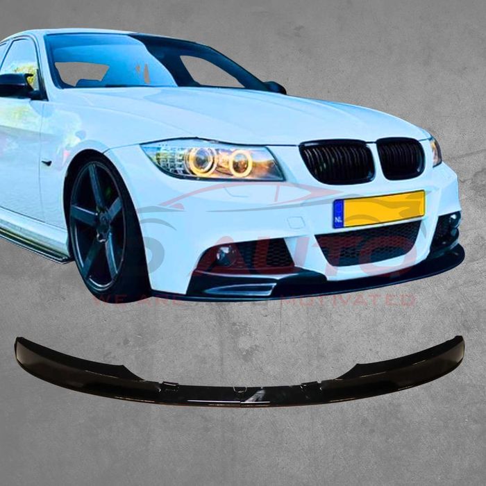 Лип Спойлер за Bmw E90 - М tech броня - бмв е90 сплитери, тунинг нож