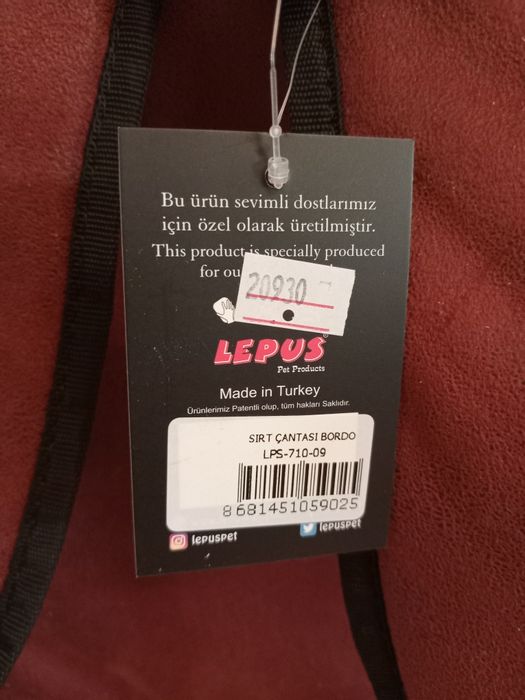 Переноска рюкзак для кошек собак