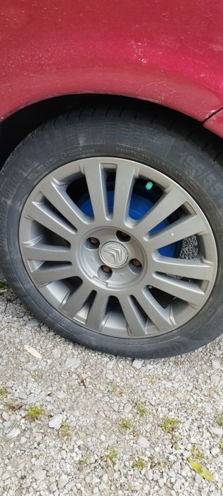 Алуминиеви джанти 16 цола 4/108 с летни гуми 195/55/16