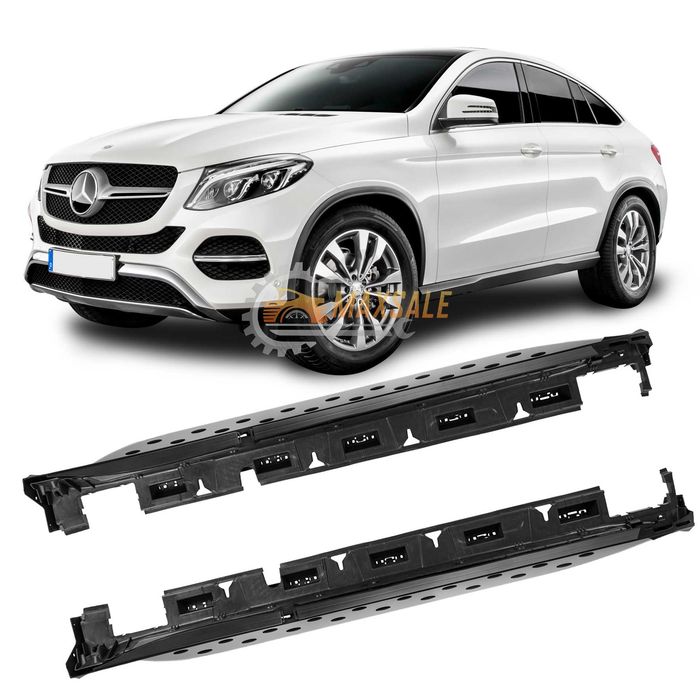 Степенки джип прагове Mercedes W166 C292 GLE Coupe (15-19) Мерц ГЛЕ