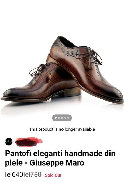 Pantofi eleganti din piele DISCOUNT 70%