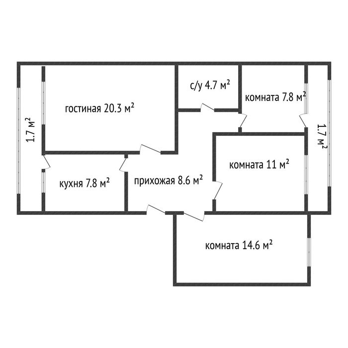 Продажа 4-комнатной квартиры