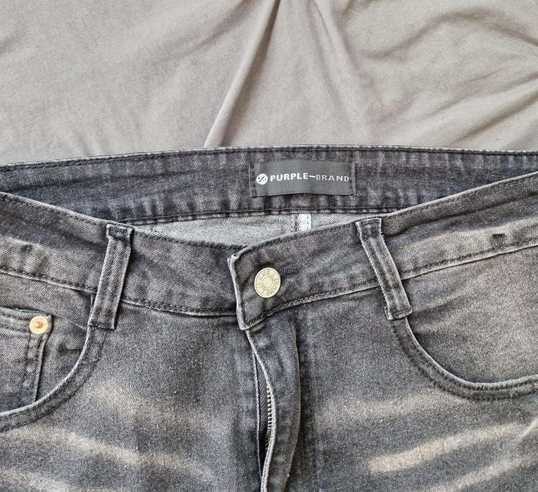 Blugi Purple - Marimea L - Gri - Noi