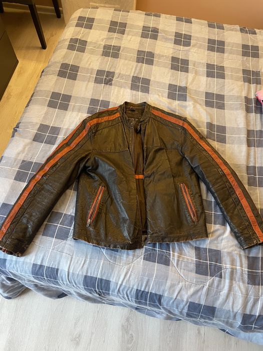 Кожено мъжко яке