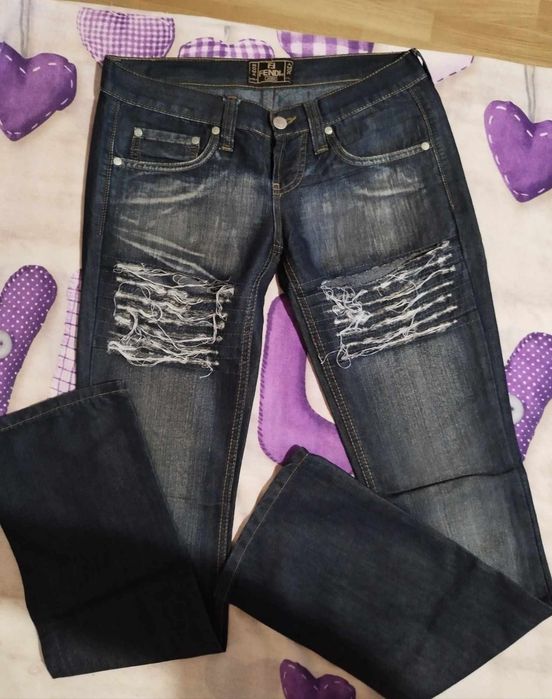 Дамски оригинални дънки Fendi