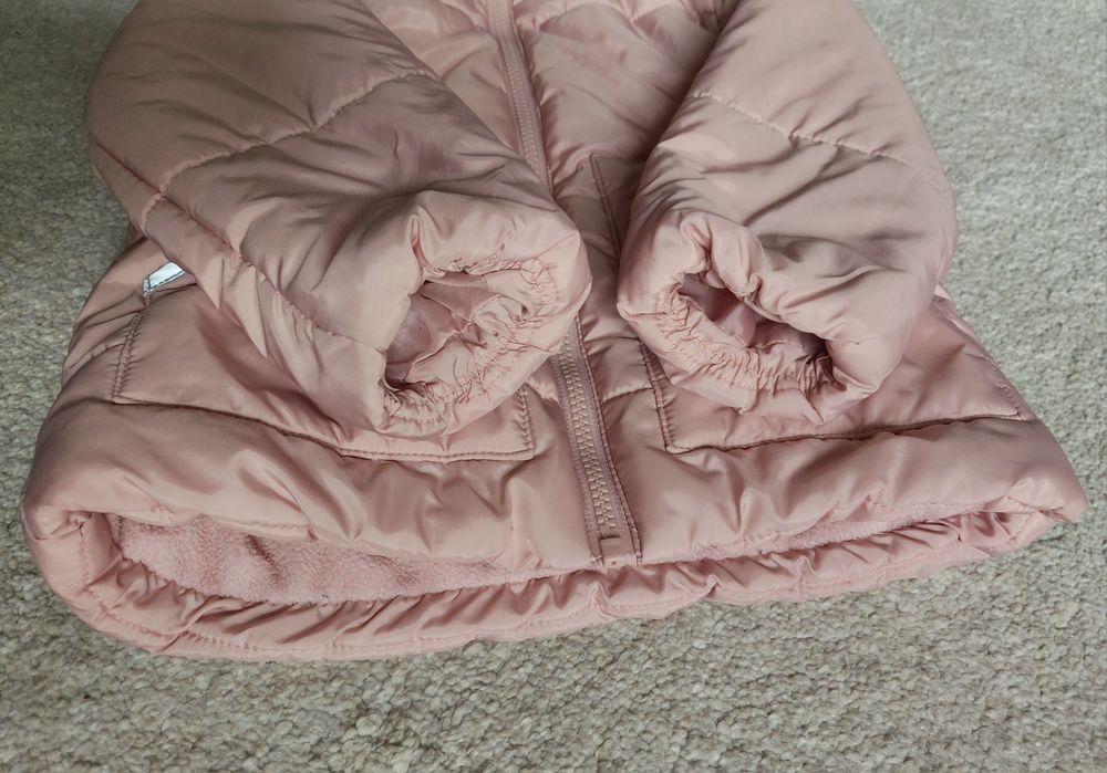 Lupilu Ватирано яке с качулка, пепел от рози, размер 104