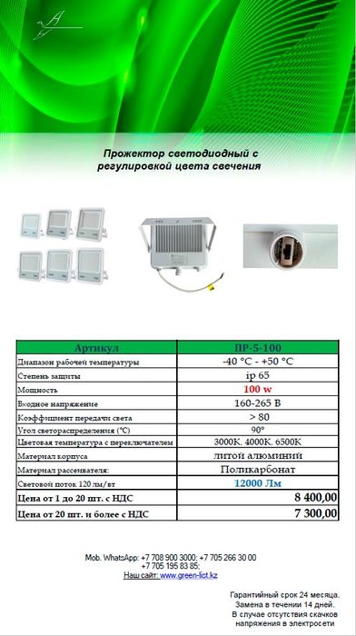 Прожектора светодиодные