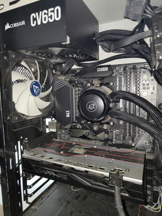 Vând piese PC Ryzen 7 2700x, Rx 570, 32gb ram