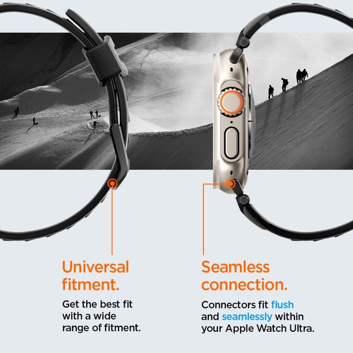Хибридна каишка Spigen Rugged Ultra Band за Apple Watch 49/45/ 44/42мм