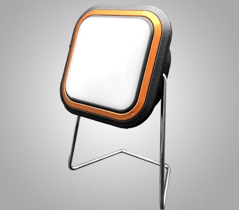 Лампа с карабинер, соларно презареждаща се батерия, ярка LED светлина