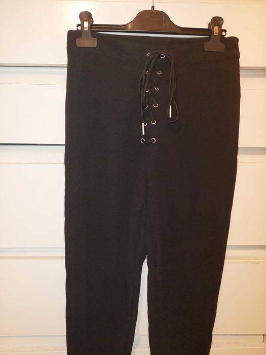 Pantaloni SHEIN stil corset, negri, conici TRANSPORT GRATUIT