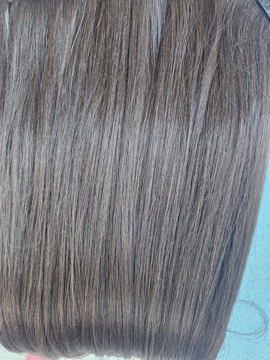 Естествена коса номер 5 кестенява