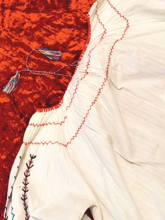 Прекрасна Старинна Хърцойска Дамска Риза от Царски Времена