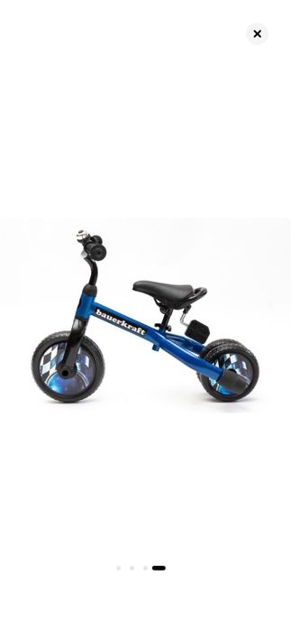 Bicicleta pentru copii 3 in 1  cu sau fara pedale 3 in 1  Bauerkraft