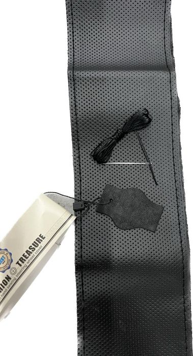Husa volan piele cu ac si ata piele cu gaurele marimea 2XL 45cm