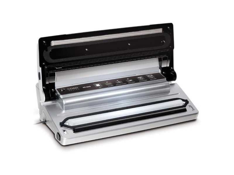 Машина за Вакуумиране на Храни с Двойно Запечатване Caso VC300, 120W