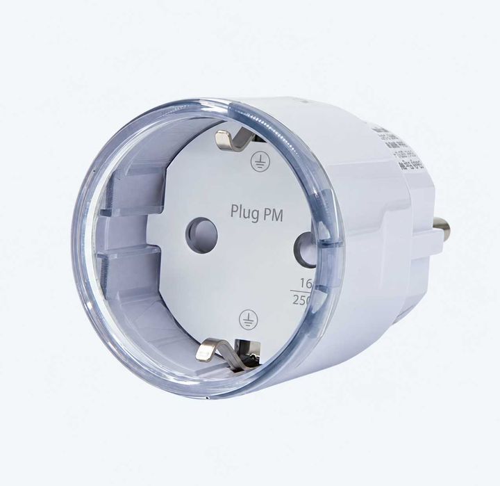 Shelly Plug PM Gen3 – priză smart Wi-Fi/Bluetooth, monitorizare consum 16A