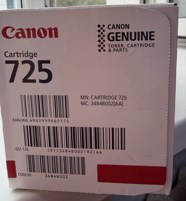 Картридж 725 canon mf3010 оригинал