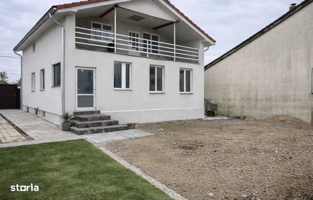 Casă nouă P+1, 220 mp utili, 405 mp teren ideală pt familie/investiție