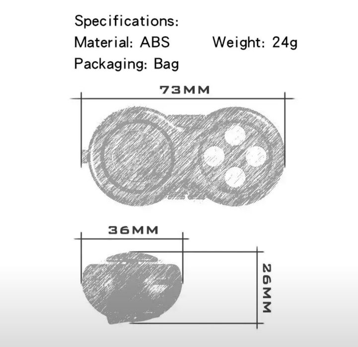 MOONBIFFY Антистресс-брелок