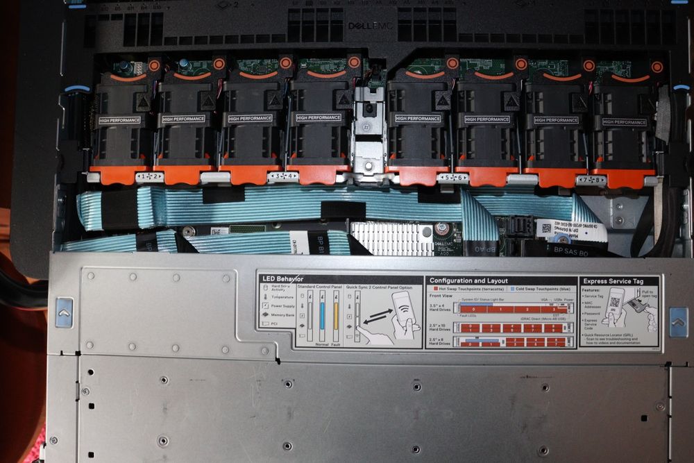 Server Dell PowerEdge R640 1U 10 Bays-8 NVME Gold Gen2 40 Cores 128Gb