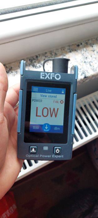 Exfo px1  powermetru testare nivel semnal fibra optica  powermeter  viavi  jdsu kingfisher