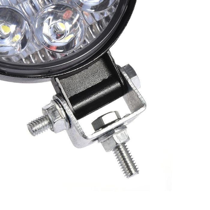 2 Бр. 27W Кръгли Мини Led Диоден Фар Прожектор Дневни Светлини 12V 24V