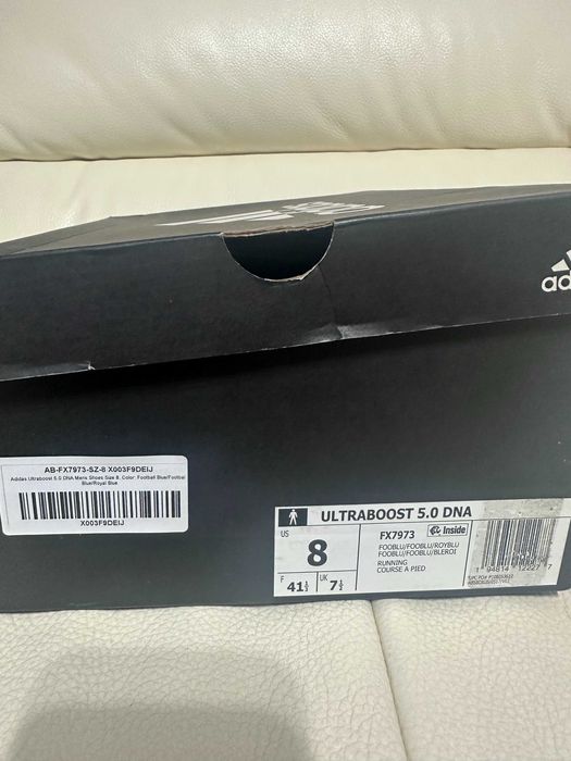 adidas Ultraboost 5. 0 DNA albastru marime 41,5 (7,5 UK) noi nouti