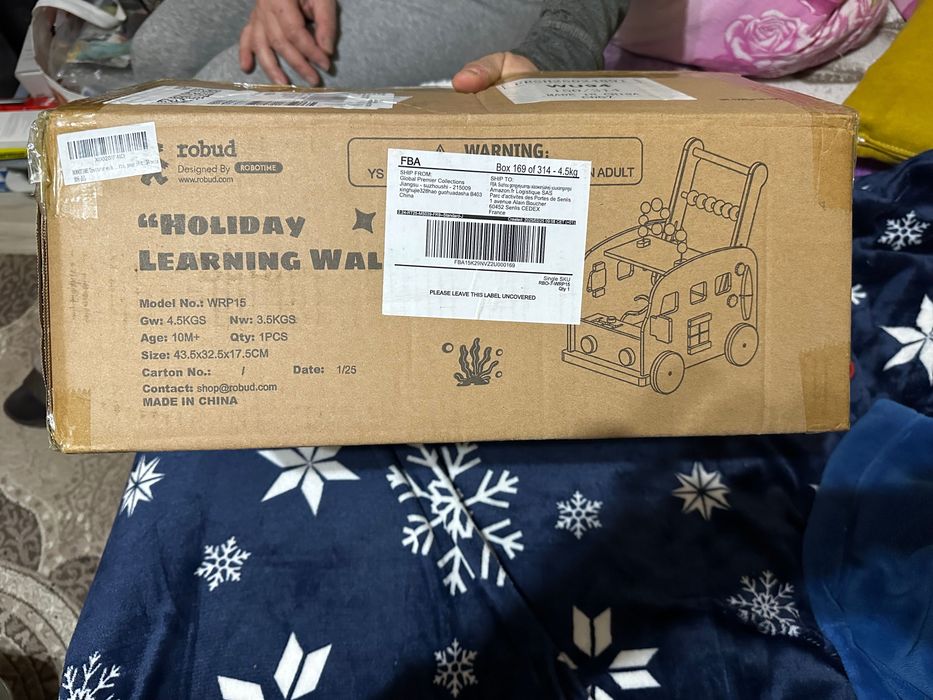 ROBUD jucarie de impins educativa pentru copii nou, sigilat