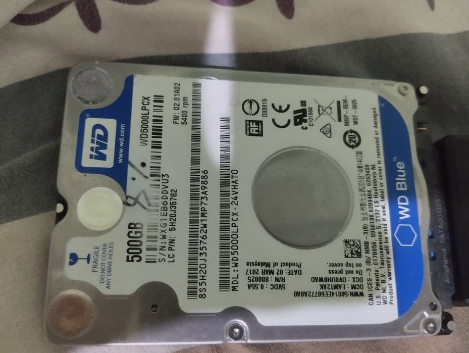 WD500LPCX 500GB 2.5 HDD