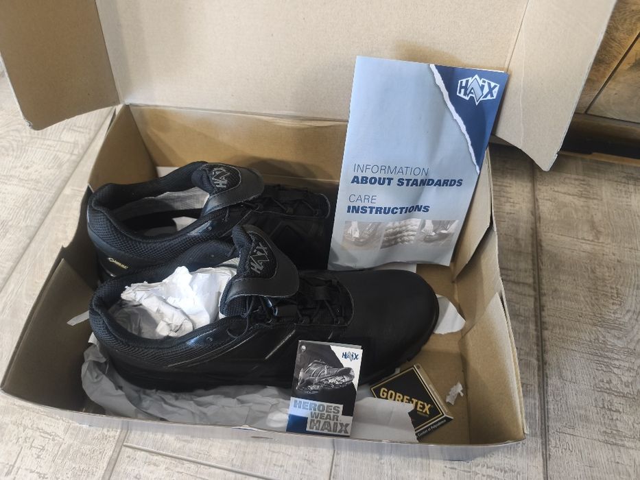 Ghete Nr 46 Haix Black Egale Tactical 20 Low Goretex bocanci