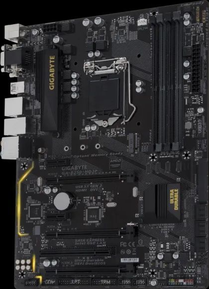 Placa de bază ATX  Gigabyte B250 HD3P + Intel Celeron G3930