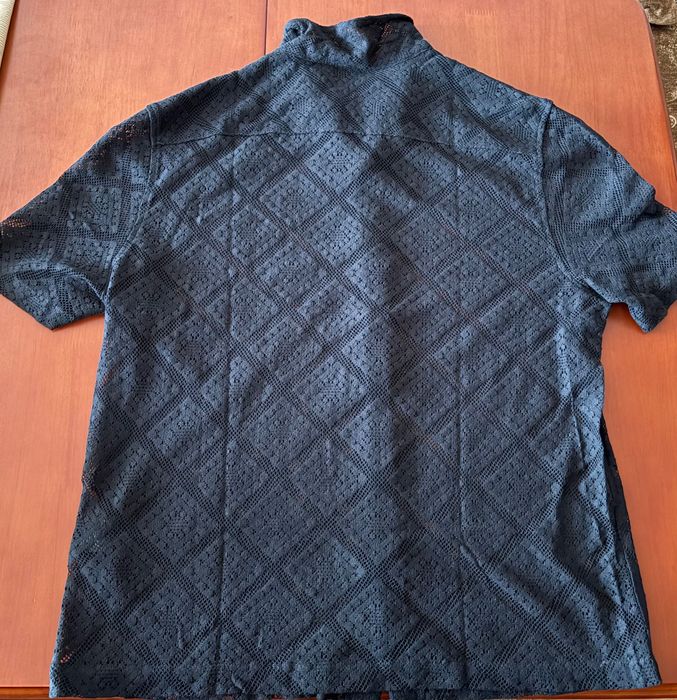 Мъжка черна риза H&M,  Regular Fit, размер XL