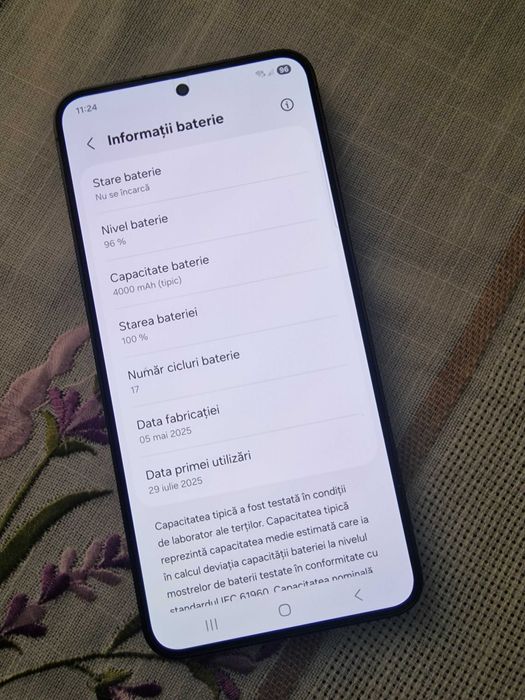 Samsung Galaxy S25 , 12 Gb Ram , 100% sanatate baterie , IMPECABIL !