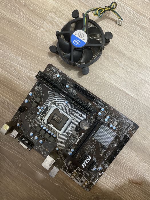 Placa de baza H110M PRO-D , 16 GB ram DDR4 2400MHz si cooler CPU