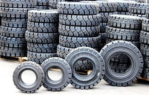 Шины на вилочный погрузчик, резина на кары