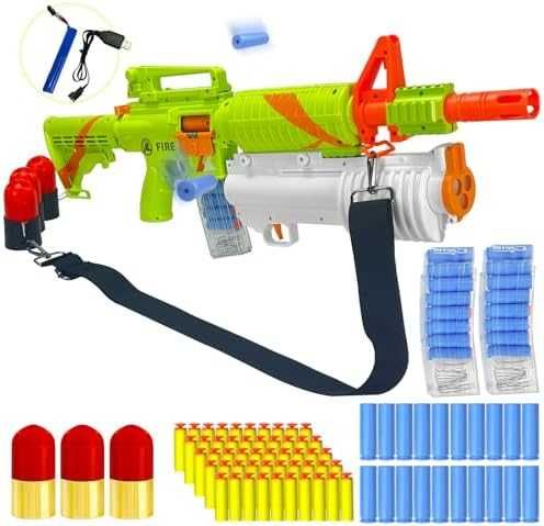 Нова Електрическа M16 пушка с троен гранатомет и гилзи launcher комплект деца игра