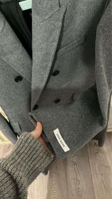 пальто серая