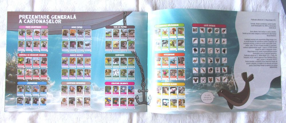 Expeditie in jurul lumii 2- Catalog +96 cartonase +boxa+cutiuta+6