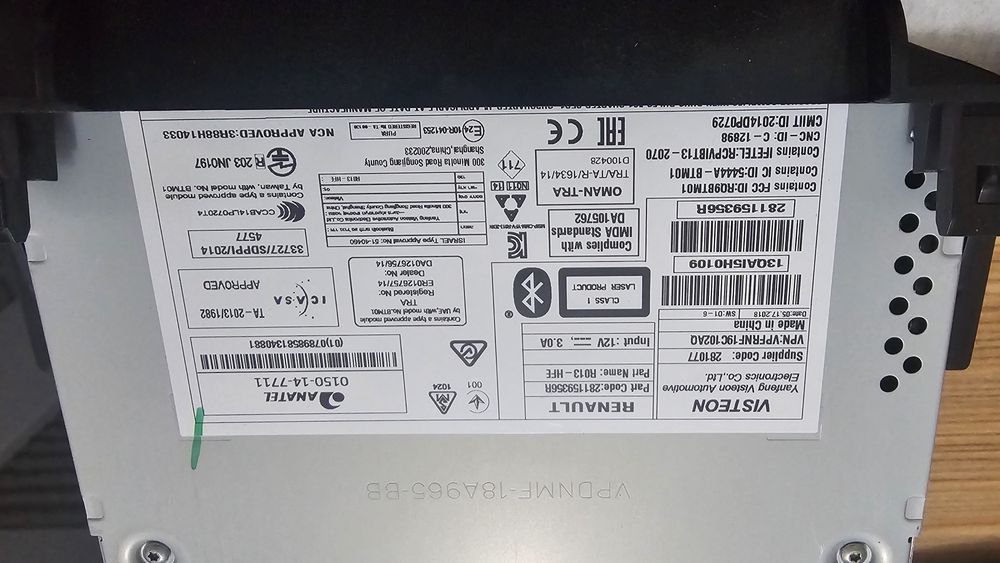 Renault Kadjar Radio/CD nou