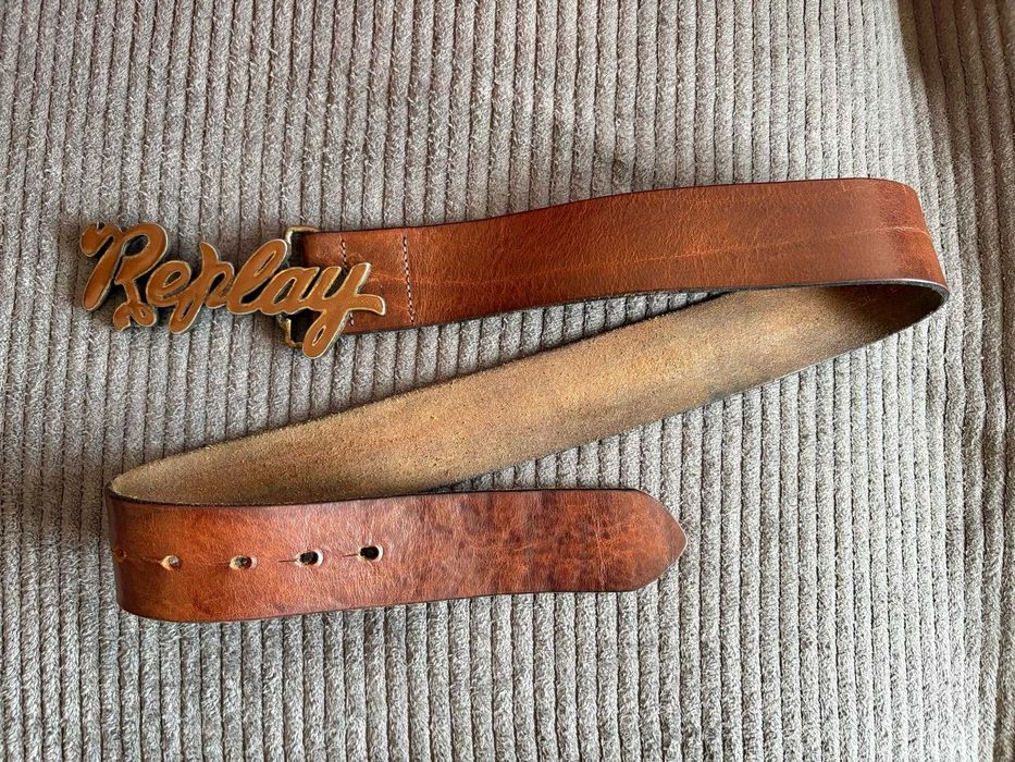 Мъжки колан от естествена кожа REPLAY