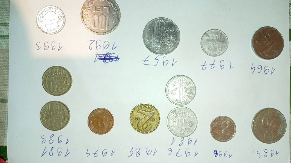 Monede vechi de colecție