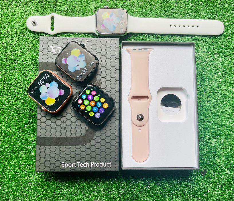 Умен Smart Часовник Гривна Watch Series 44mm iWatch за iPhone Android