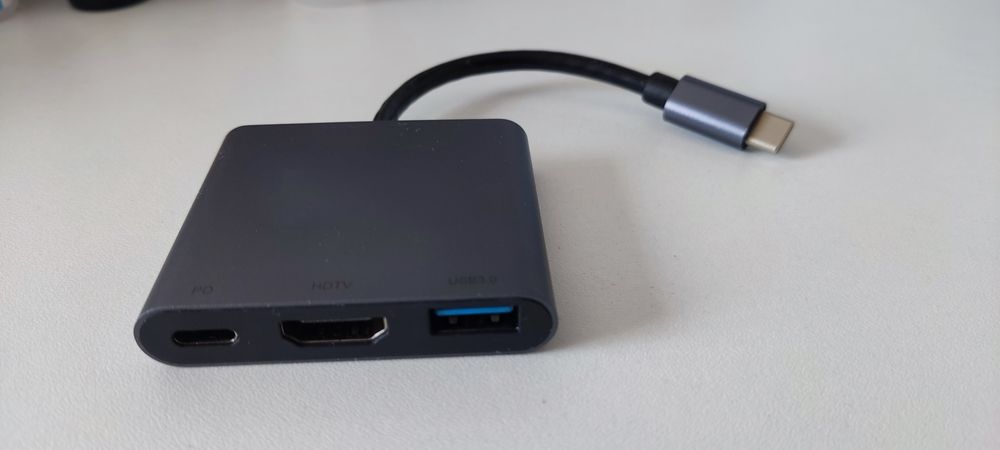 Переходник USB Type-C HDMI PD USB 3.0