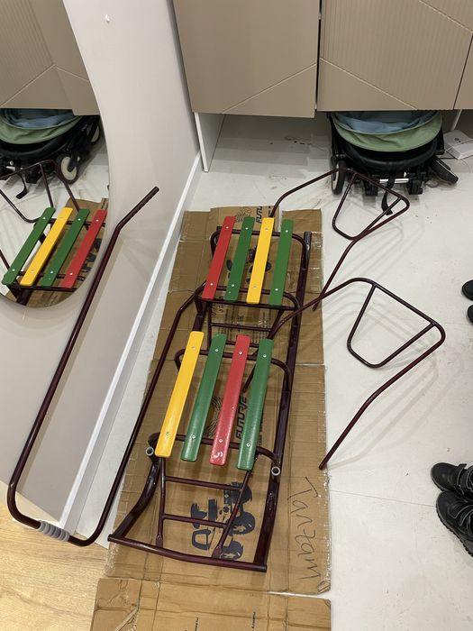 Санки двойные для погодок