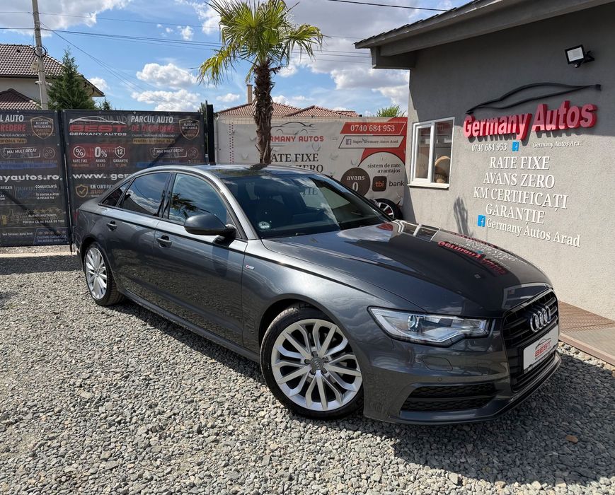 Audi A6 Limuzina RATE/GARANTIE 2.0benzina 180cp 2014 3xSline manuala 180mii km reali