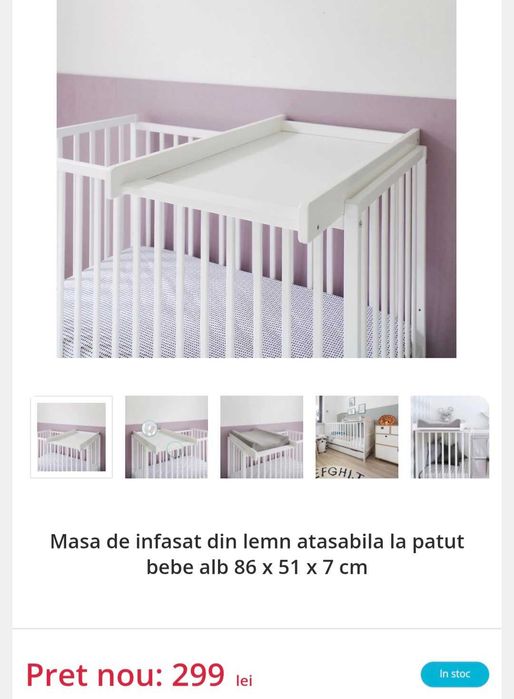 Masa pentru infasat + saltea